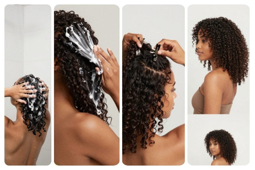 Passo a passo para hidratar cabelo crespo em casa.